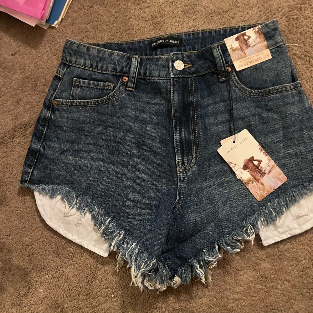 NWT sincerely Jules‎ super high rise short 26